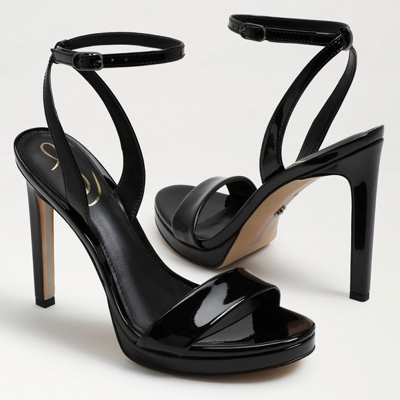 SAM EDELMAN JADE ANKLE STRAP HEEL - Picture 1 of 7